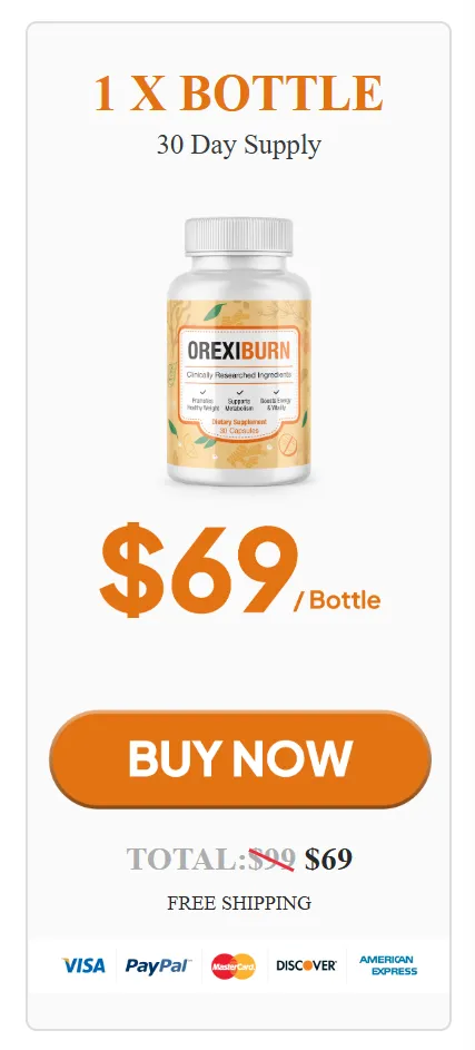 orexiburn 1 bottle