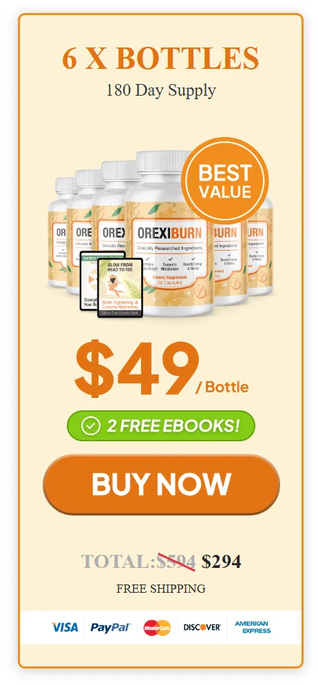 orexiburn 6 bottles promo